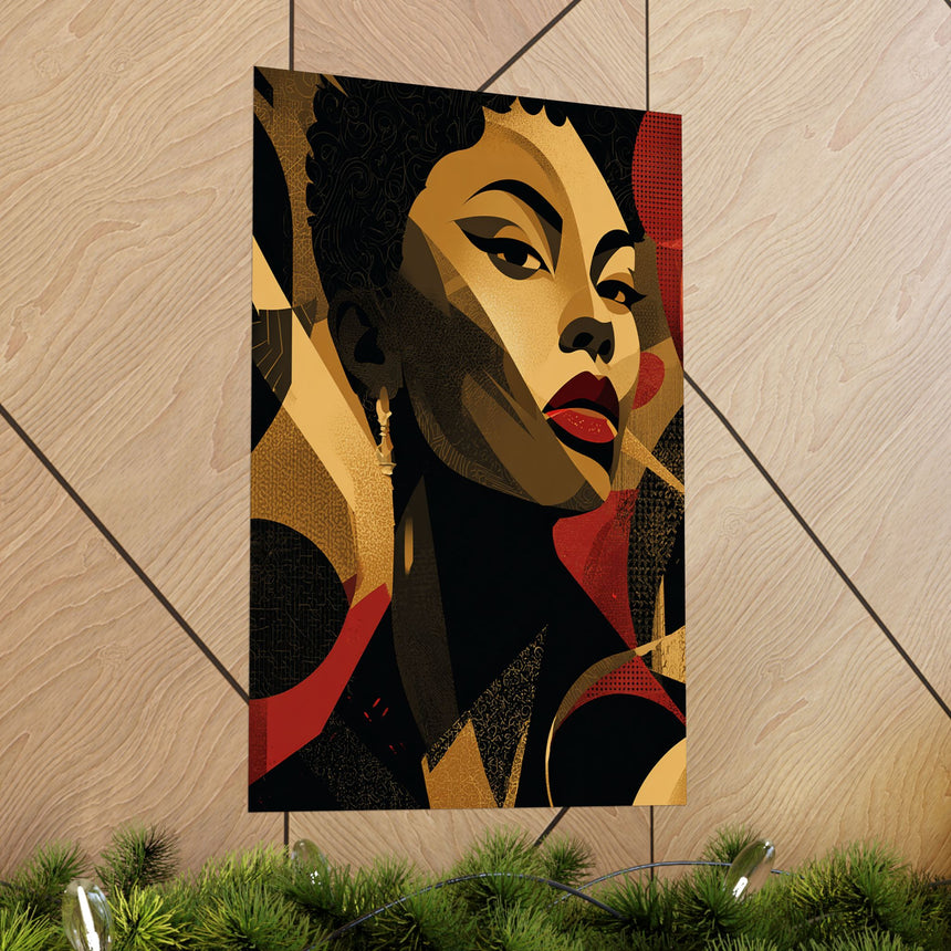 Unbothered — Matte Vertical Art Print Poster