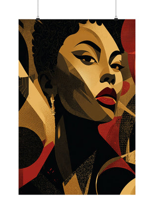 Unbothered — Matte Vertical Art Print Poster
