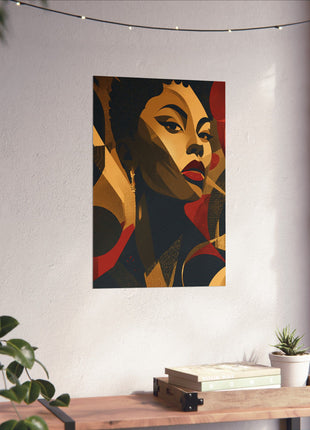 Unbothered — Matte Vertical Art Print Poster