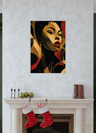 Unbothered — Matte Vertical Art Print Poster
