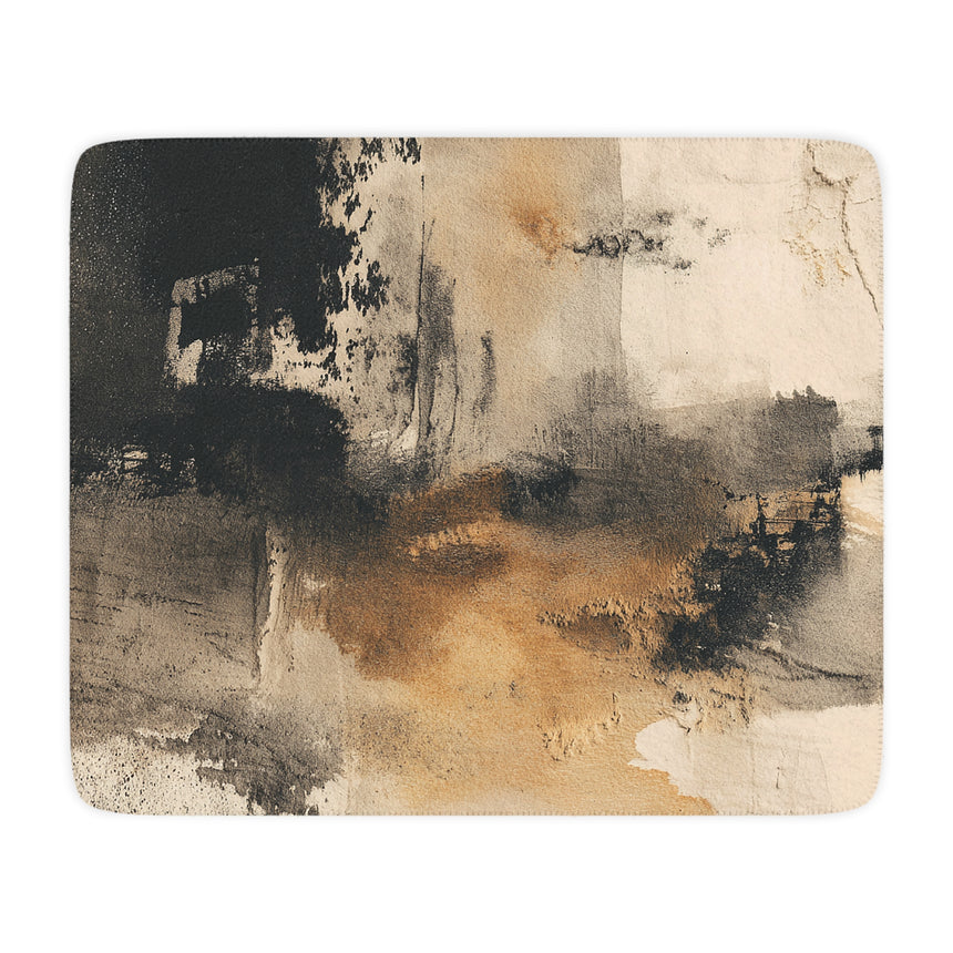 Studio Abstract Collection Sherpa Blanket