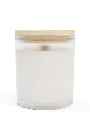 Signature Collection Frosted Glass Candle