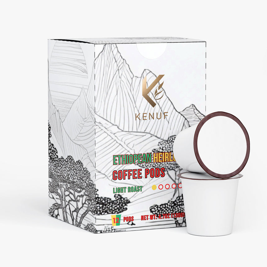 Ethiopean Heirloom Coffee Pods (Light Roast)