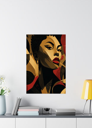 Unbothered — Matte Vertical Art Print Poster